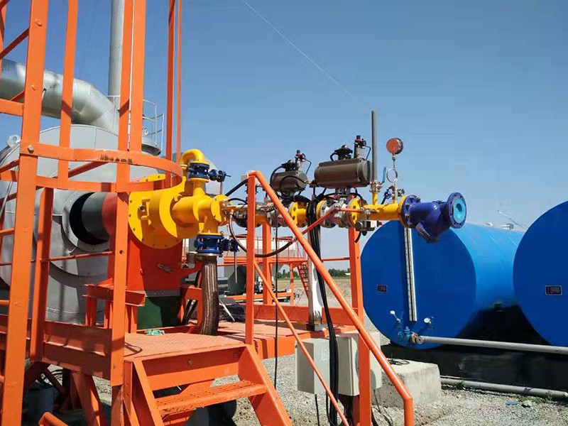 Oil and gas burner equipment